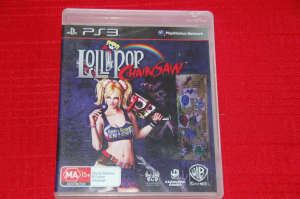 PS3 Game Playstation 3 CHAINSAW LOLLIPOP Rare Case Game Booklet PAL