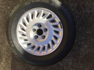 Ford Fairlane NF Ghia Alloy and Tyre 215/60/15