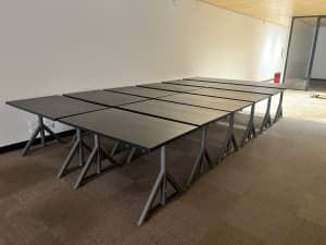 $100 IKEA IDASEN Desk, black/dark grey, 120x60 cm