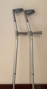 SOLD. Coopers Elbow Crutches (Pair) Max 127 kg