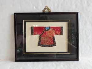 Vintage Miniature Asian Silk Embroidered Artwork - Spectacular 