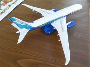 Model plane Boeing 787