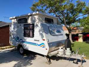 IDEAL FIRST CARAVAN Jayco Freedom 12 foot poptop with awnings