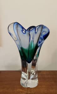 Mid century glass vase / Balga