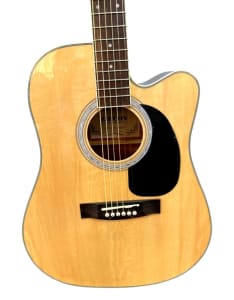 Zircon AG-300C Natural Cutaway Semi-Acoustic Guitar Pack *250333