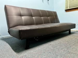 Futon Leather Sofa Bed