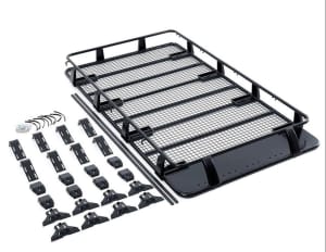 ARB Deluxe Full Length Roof Rack With Stainless Hardware All Brackets