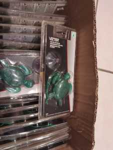 Bulk Lot, 30 Individually Packages Turtle Air Fresheners, Suction Cup.