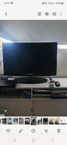Samsung TV, Digital box, and Tv stand, perfect 3 combos 