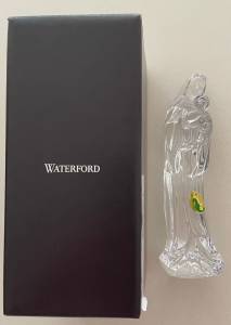 New In Box Waterford Crystal Mother And Child Sculpture