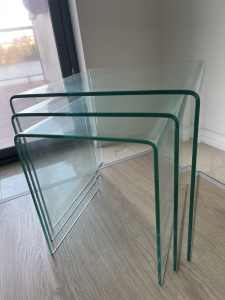 Tempered glass tables