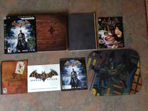 Playstation3 PS3 Batman Arkham Asylum Collectors Edition extras