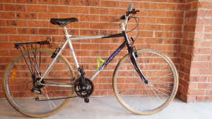 Vintage shogun retro steel commuter bike med / large