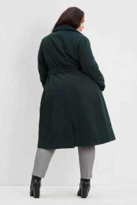 Dorothy Perkins belted formal coat dark green - size 26 - BNWT
