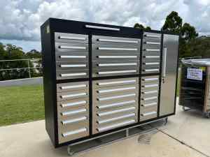 35 Drawer Stainless Steel Tool Storage Chest