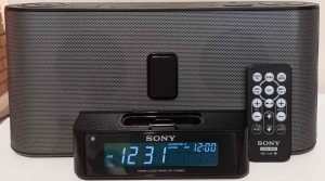 Sony Dream Machine AM/FM Alarm Clock Ipod Dock