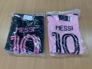 Kids soccer training jerseys set,Messi Miami jersey