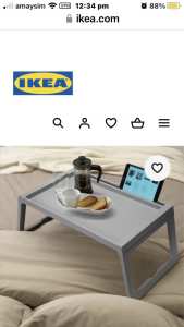 IKEA bed table