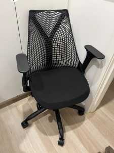 Herman Miller Sayl Office Chair Black all accessories like new
