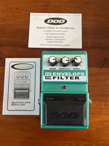 DOD FX25B Bass Envelope Filter in AS NEW condition with box   manual