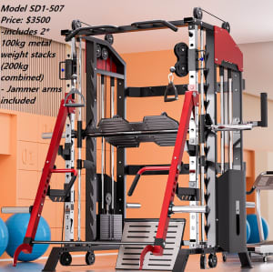 variety of Functional Trainer smith machine commercial grade SQUAT RAC