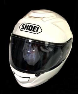 Shoei White bike helmet
