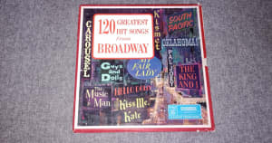 120 Greatest Hit Songs from Broadway Vinyl 10 LP Box Set 1966 - Mono