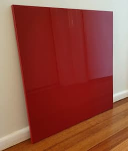 Ikea Besta High Gloss Red Doors with Hinges