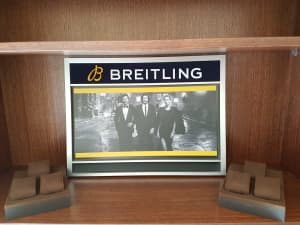 Breitling Swiss Watch display - Original shop display - Brad Pitt
