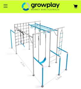 Sold P/P Growplay Monkey Bars and swing