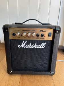 Marshal MG10-CD amp (made in Korea) - with step down transformer