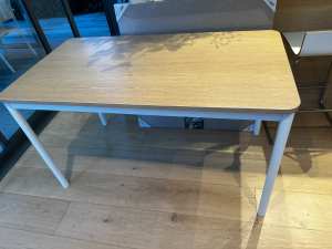 Tommaryd Table (IKEA) - White with oak veneer