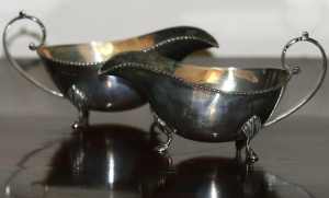 Sterling Silver Gravy Boats - Matching Pair