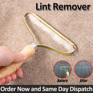 2x Lint Remover Clothes Fuzz Shaver Reusable Trimmer Manual Roller Car