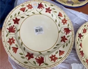 Brand new beautiful flora plates and bowls- various brand