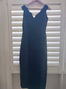 Formal black fitted size 10 dress