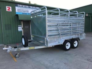 12x6ft Stock Crate Multi Use Box Trailer with Ramps. 3500kg ATM