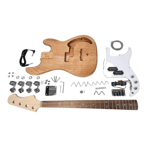 Haze B303DIY Solid Mahogany body & Maple Neck Bass Guitar DIY Kit
