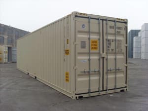 Shipping Container 40FT HC Beige New one way Trip. $7995 GST