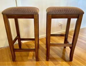 Timber counter stools
