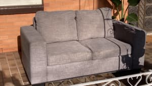 Two Seater Sofa with Pillows Excellent Condition 