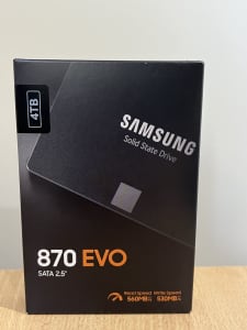 Brand New Samsung 870 EVO 4TB SSD - Unopened & Ready for Speed!