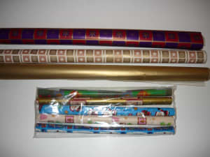 Christmas wrappings and gift bags