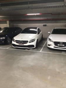 Undercover security parking Pyrmont with local gym/pool access.