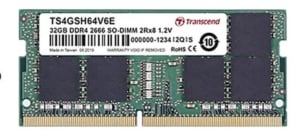 Transcend 32GB RAM Memory Module 32GB DDR4 2666 MHz 260-pin