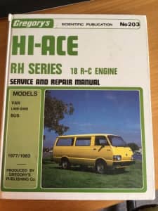 Hi - Ace RH Series 18. R - C Engine 1977/ 1988 Workshop Manual