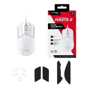 HyperX Pulsefire Haste 2 Wired 8000Hz Gaming Mouse - White