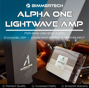 NEW Bimmertech Alpha One Lightwave DSP Amplifier for BMW Premium Audio