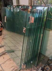Frameless Glass Fencing and stainless steel Spigots