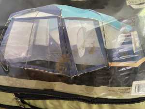 Tent 8 person 3 room patio Cabin Dome with Screen House